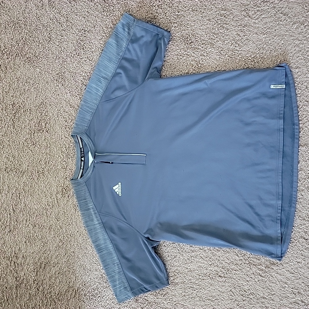Adidas Quarter Zip T Shirt
